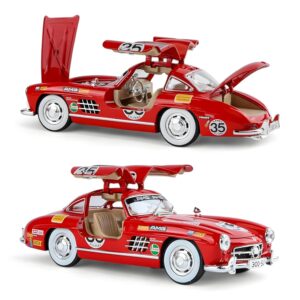 1:24 Mercedes Benz W140 S320 Modified Diecast Classic Vintage Car Model Sound & Light Pull Back Toy Vehicle