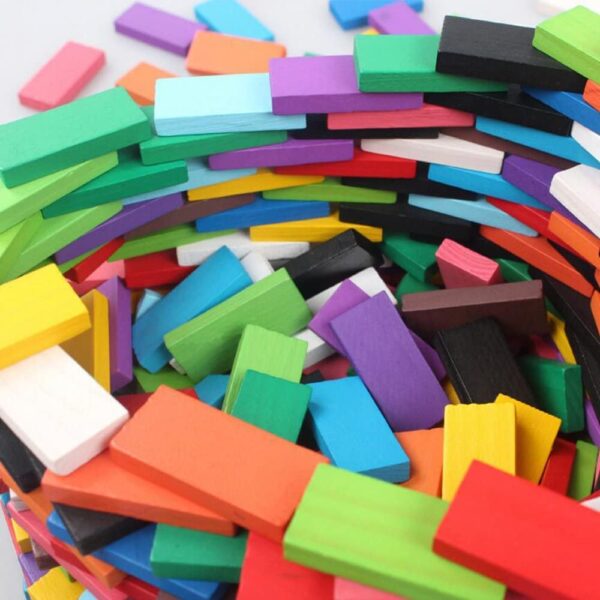 100 pc Wooden Domino Game