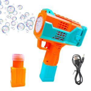 Rechargeable Bubble Blower Gatling Gun Toy