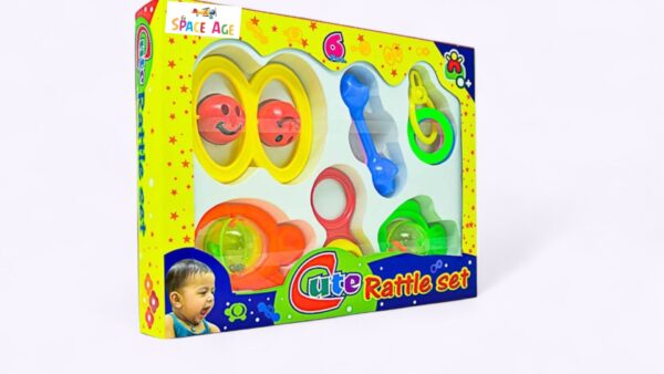 6 Pcs Cute Baby Rattle