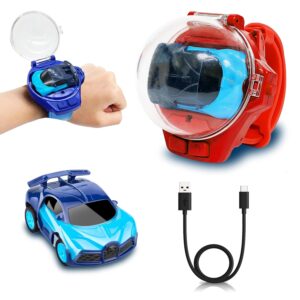 Mini RC Car Watch Toy – Wrist Watch Remote Controlled Car for Kids with USB Charging